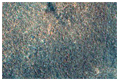 Beispiel des Gelndes im Norden des Mars