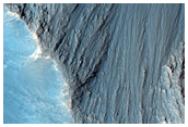 Steep Slopes of Hebes Chasma
