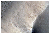 Kasei Valles Deep Reentrant in Basement
