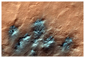 Spider Terrain Not on South Polar Layered Deposit
