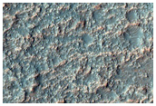 Small Crater with Compositionally Distinct Ejecta
