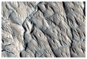 Lava-Scarp Contact in Southern Amazonis Planitia
