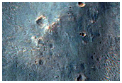 Channel North of Eberswalde Crater
