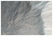 Monitor Slopes of Fresh 2-Kilometer Impact Crater
