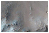 Lava Exposed in Crater Wall
