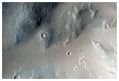 Double Crater Bright in Night Infrared
