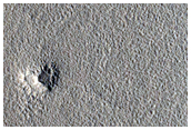 Craters and Buttes in Northwest Elysium Planitia
