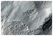 Crater Wall in Southern Mid-Latitudes
