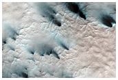 Spider Terrain Not on South Polar Layered Deposit
