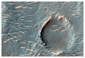 Crater Bright in Night Infrared

