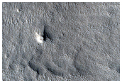 Possible Layering on Crater Floor in Protonilus Mensae
