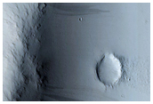 Crater in Central Arabia Terra
