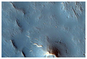 Flow Margin Fracturing Northwest of Elysium Mons
