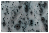 Dunes with Fans in Charlier Crater

