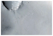 Conical Crater North of Isidis Planitia
