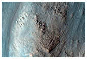 Steep Slopes of Hebes Chasma
