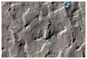 Spider on Edge of South Polar Layered Deposits
