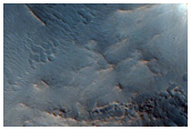 Layered Bedrock on Crater Floor