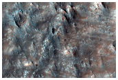 Rocky Deposits on Crater Floor