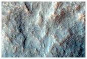 Fresh Rayed Crater on Slope into Hadriaca Patera