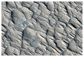 Polygonal Shapes Southwest of Olympus Mons