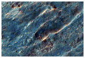 Crater Rim Northeast of Hale Crater