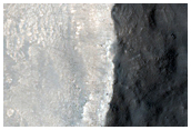 Crater Rim Near Claritas Fossae
