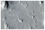 Layered Sediments in Crater
