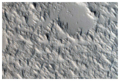 Lava Flows Near Olympus Mons