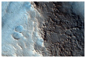Gullies in Crater Wall