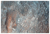 Fans and Dunes in Baltisk Crater