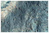 Crater with Bright Bedrock