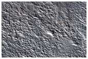 Pedestal Crater in Northern Mid-Latitudes