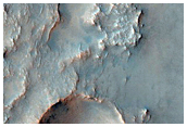 Rocky Deposits on Crater Floor
