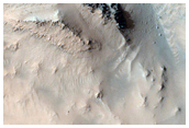Slope Monitoring in Hale Crater Central Peaks
