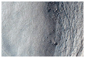 Gullies Near Very Crater
