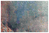 Streamlined Impact Ejecta Near Nili Fossae
