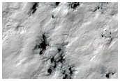 Spider Terrain Not on South Polar Layered Deposit

