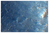 Crater in Daedalia Planum
