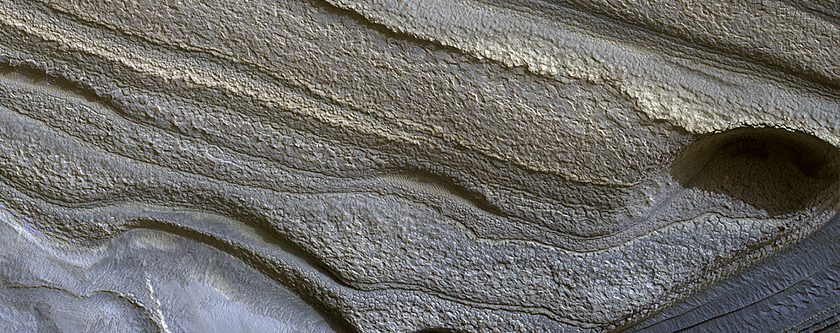 שכבות בקוטב הצפוני של מאדים
