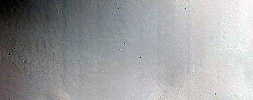 Possible Delta in Crater East of Tikhonravov Crater
