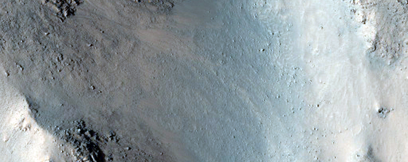 Central Peaks in Horowitz Crater