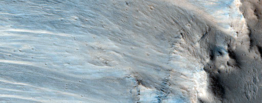 Fresh Butterfly Ejecta Crater
