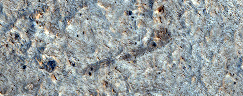 Layered Bedrock in Meridiani Planum

