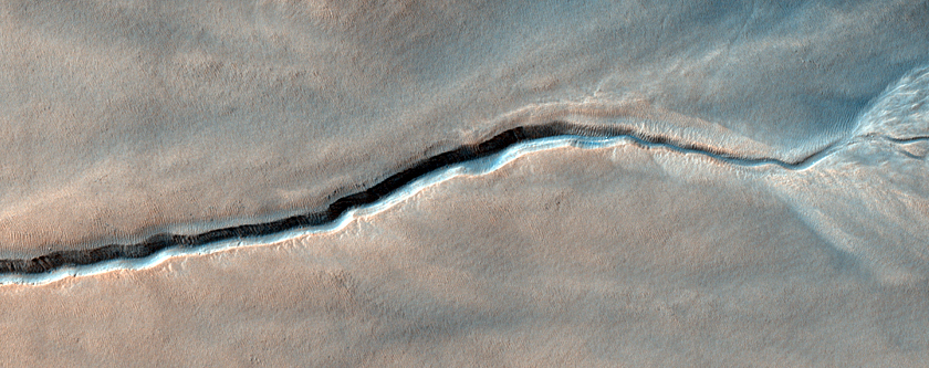 Gullied Crater
