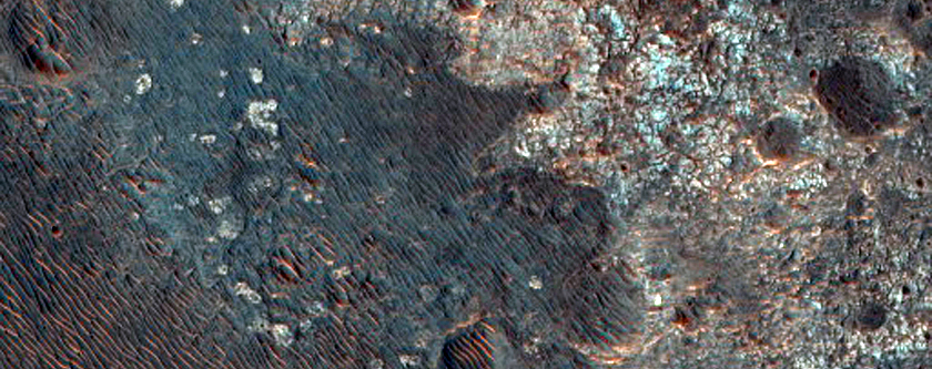 Terrain West of Sigli and Shambe Craters

