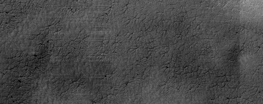 Spider Terrain Not on South Polar Layered Deposit

