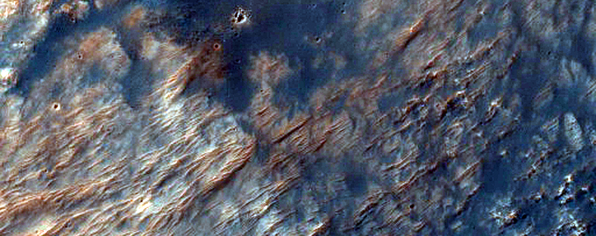 גבעה צפונית ל-הלאס פלניטיה (Hellas Planitia)