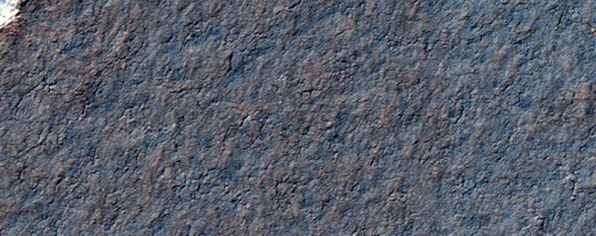 Small Crater on South Polar Layered Deposits
