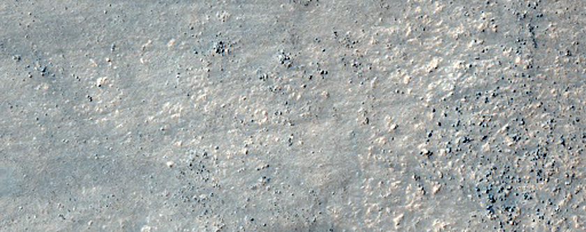Valleys on East Rim and Wall of Darwin Crater in Viking Image 571B01
